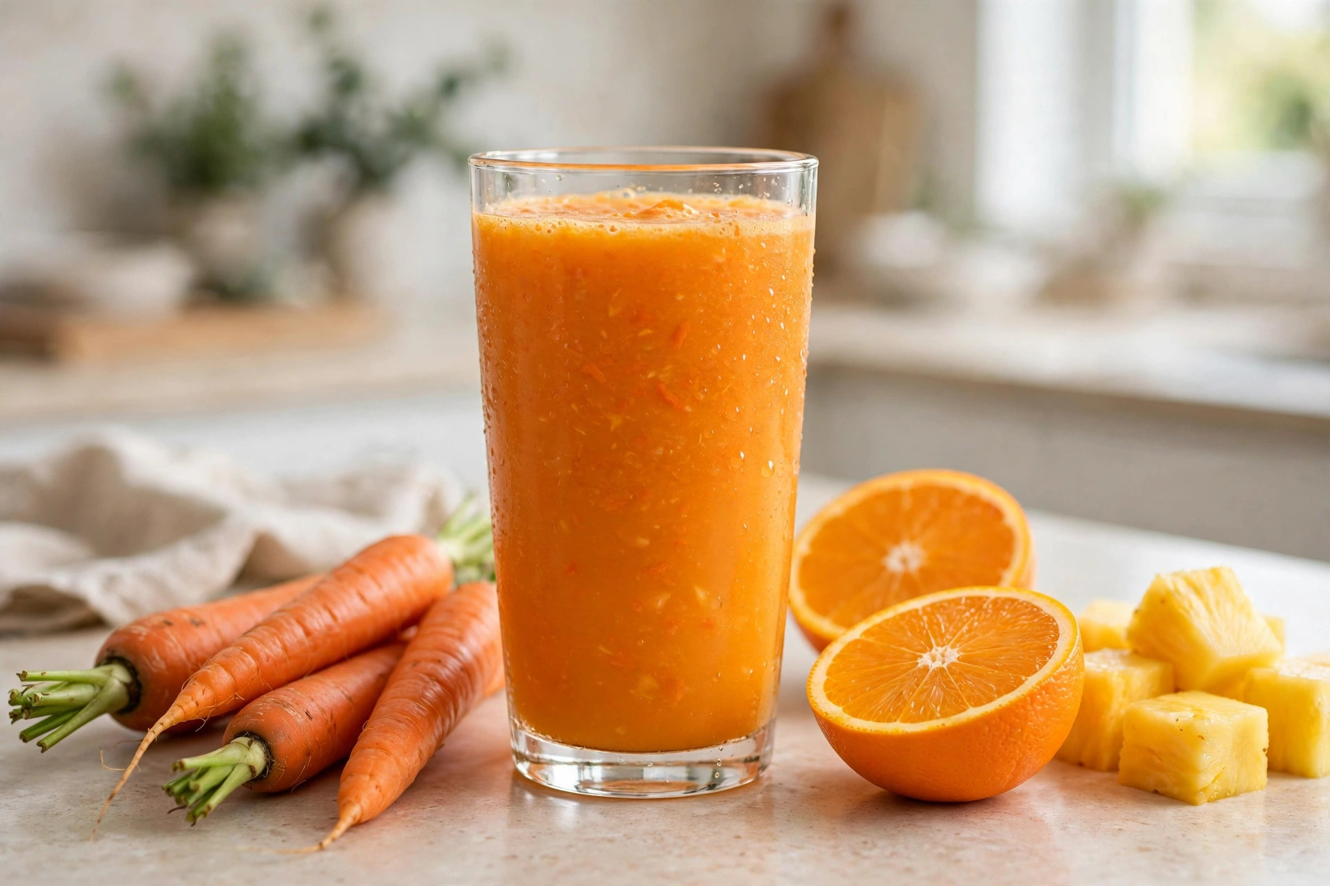 Carrot, Orange & Pineapple Juice
